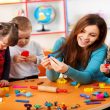 kid spends time with parents