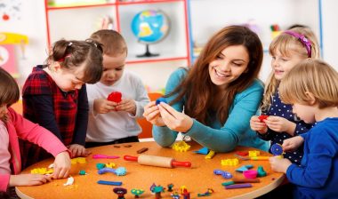 kid spends time with parents